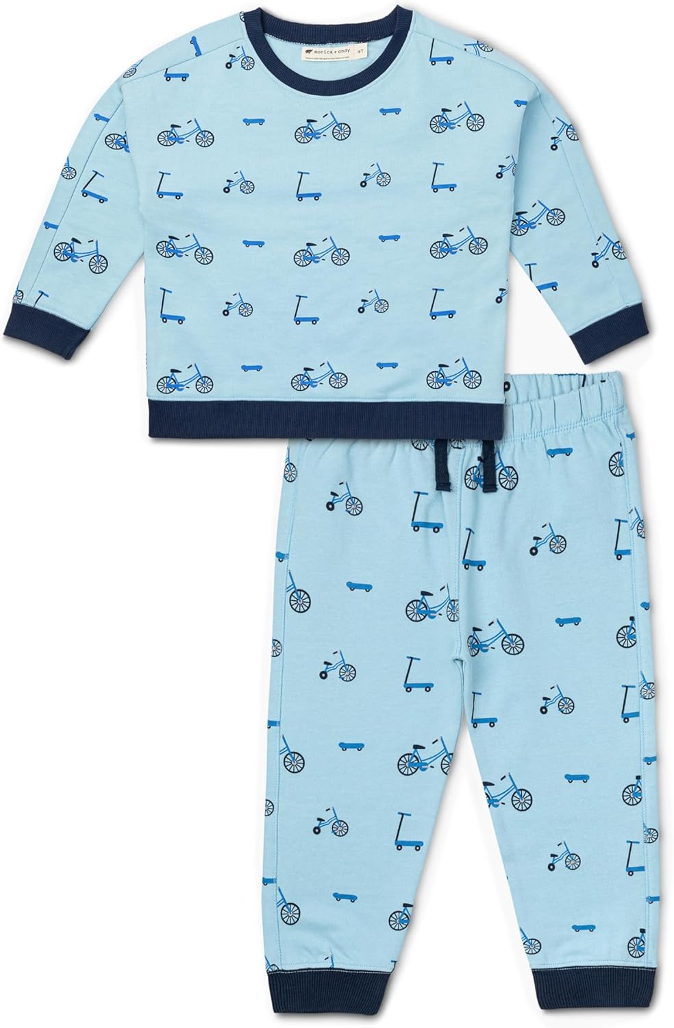 Monica + Andy Sporty Sweatsuit for Kids - Organic Cotton Comfort