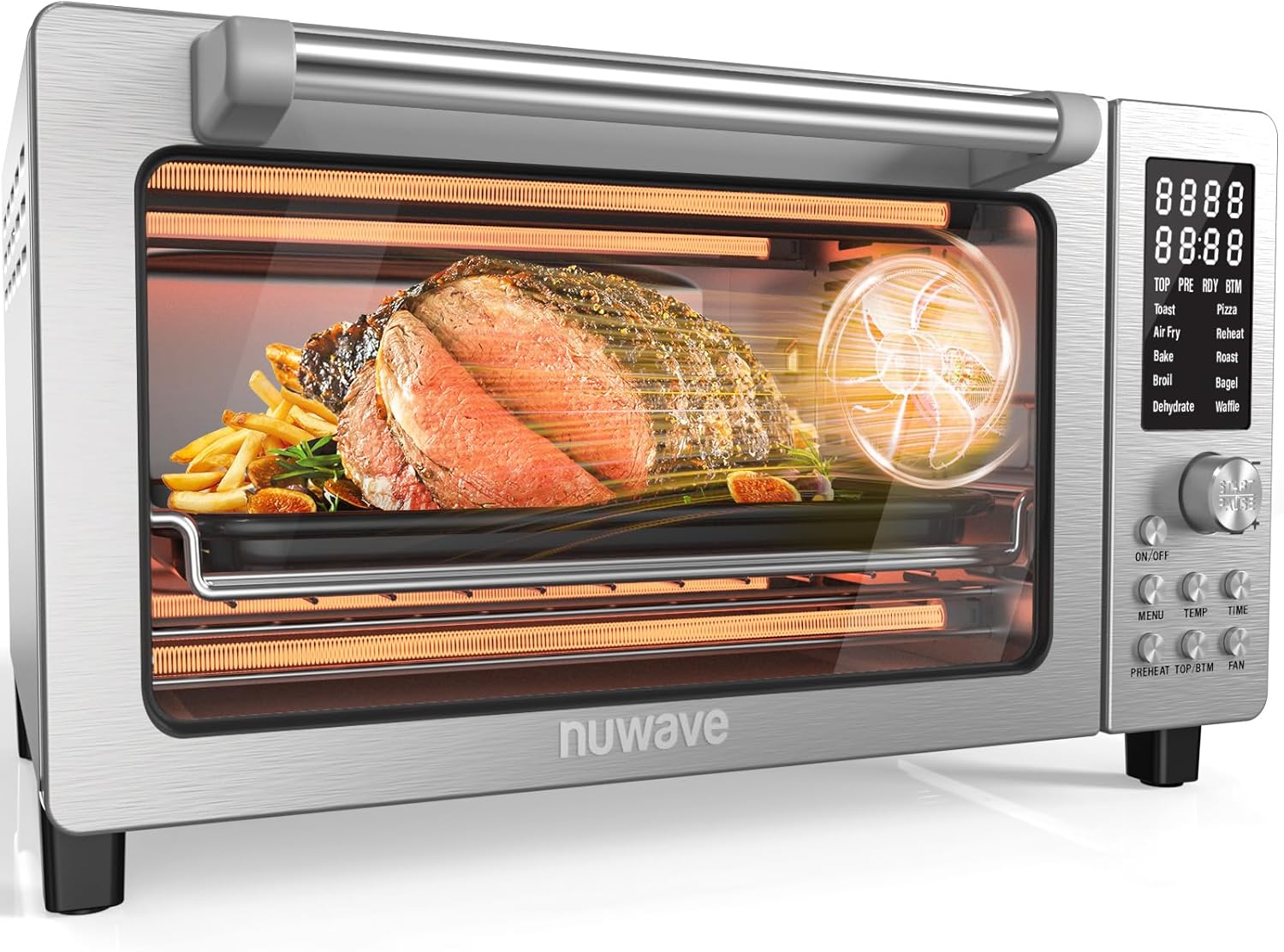 Nuwave Bravo Pro Smart 21QT Air Fryer Oven: 10-in-1 Crisp Tech