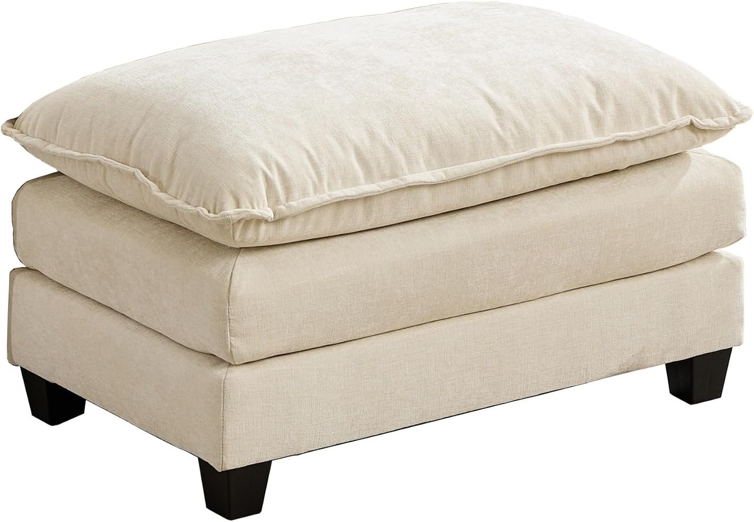 SoarFlash Chenille Sectional Sofa Ottoman for Ultimate Comfort