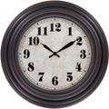 45MinST 20 in Retro Round Large Wall Clock - Silent Sweep