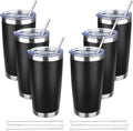 20 oz Tumbler with Lids and Straws - Insulated Stainless Travel Mug