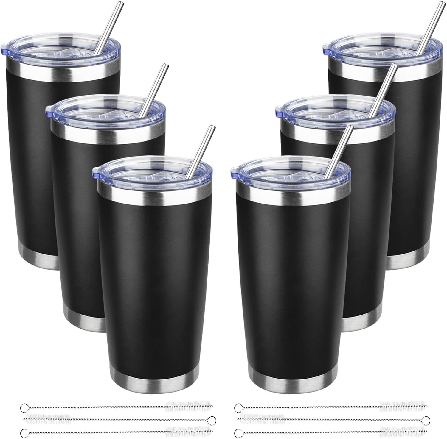 20 oz Stainless Steel Insulated Travel Coffee Mug Set for All