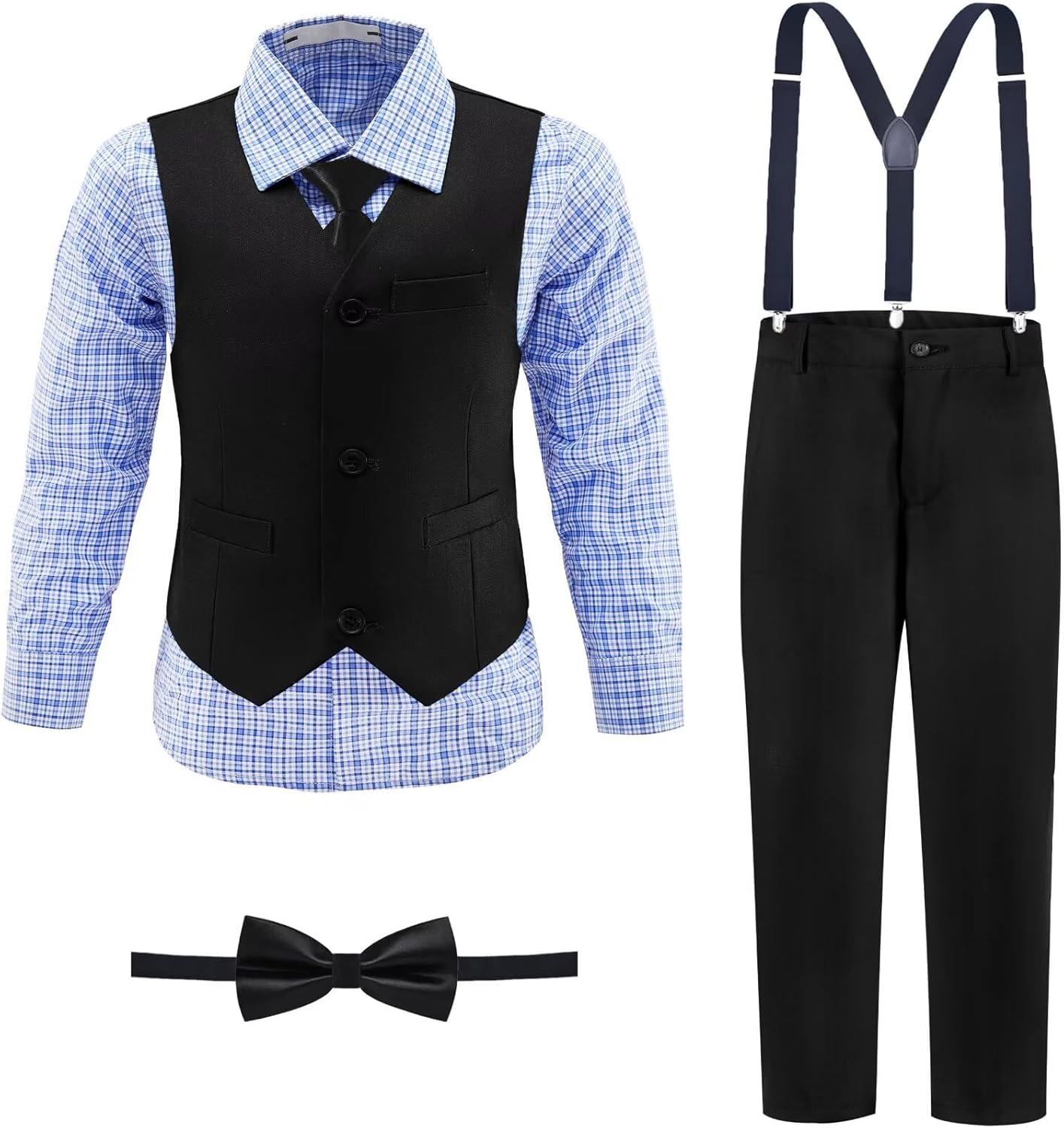 Boys' Suit Kids Formal Tuxedo Suits for Weddings and Events