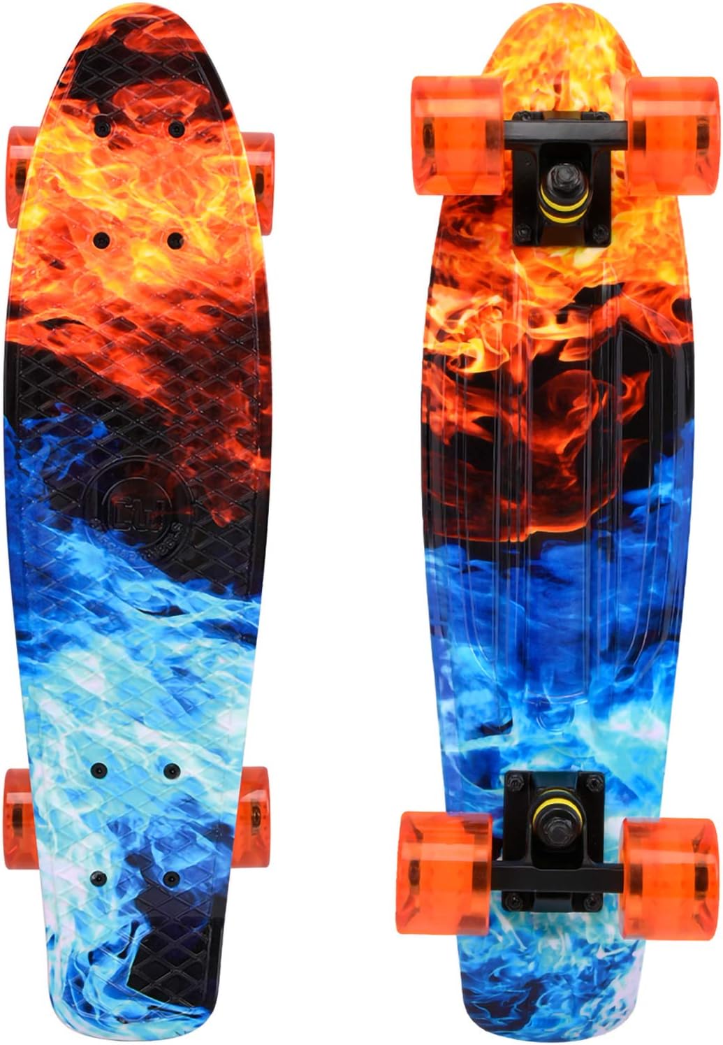 ChromeWheels 22 Inch Complete Skateboard Deck Mini Cruiser