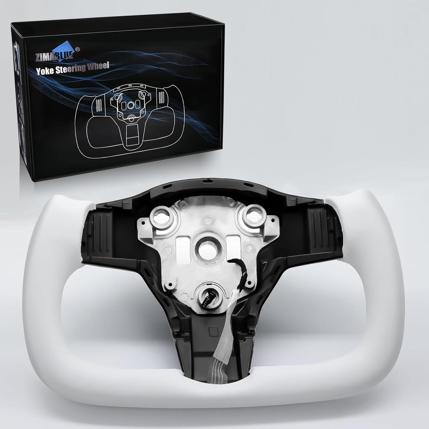 ZIMABLUE Yoke Steering Wheel for Tesla Model 3 and Model Y
