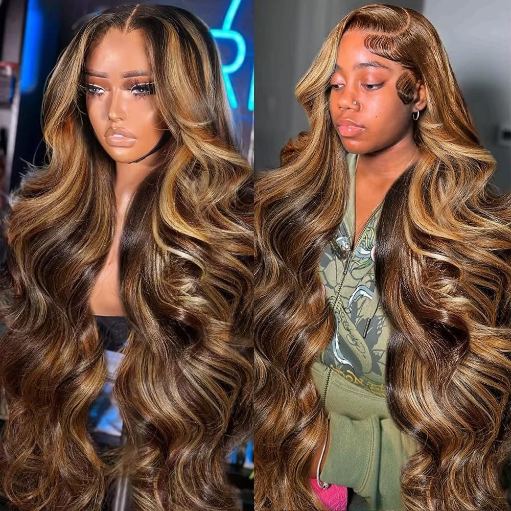 Durya Honey Blonde Ombre Lace Front Wig for Stunning Looks