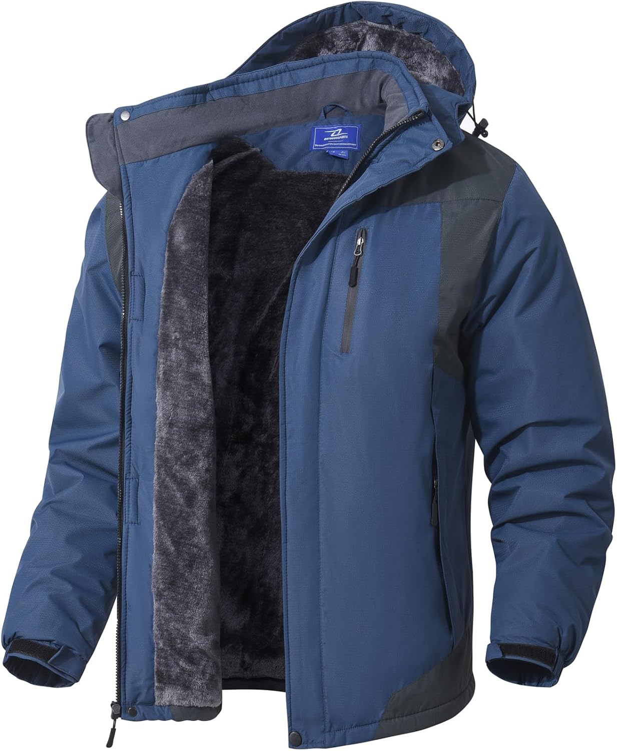 SPOSULEI Mens Skiing Jackets with Waterproof Fleece Liner