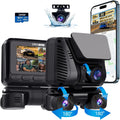 Dash Cam 4 Channel 360 View 4K Front and Rear - Full Coverage Dash Cam