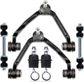 6pc Front Upper Control Arms Ball Joint Sway Bar Kit - Ford