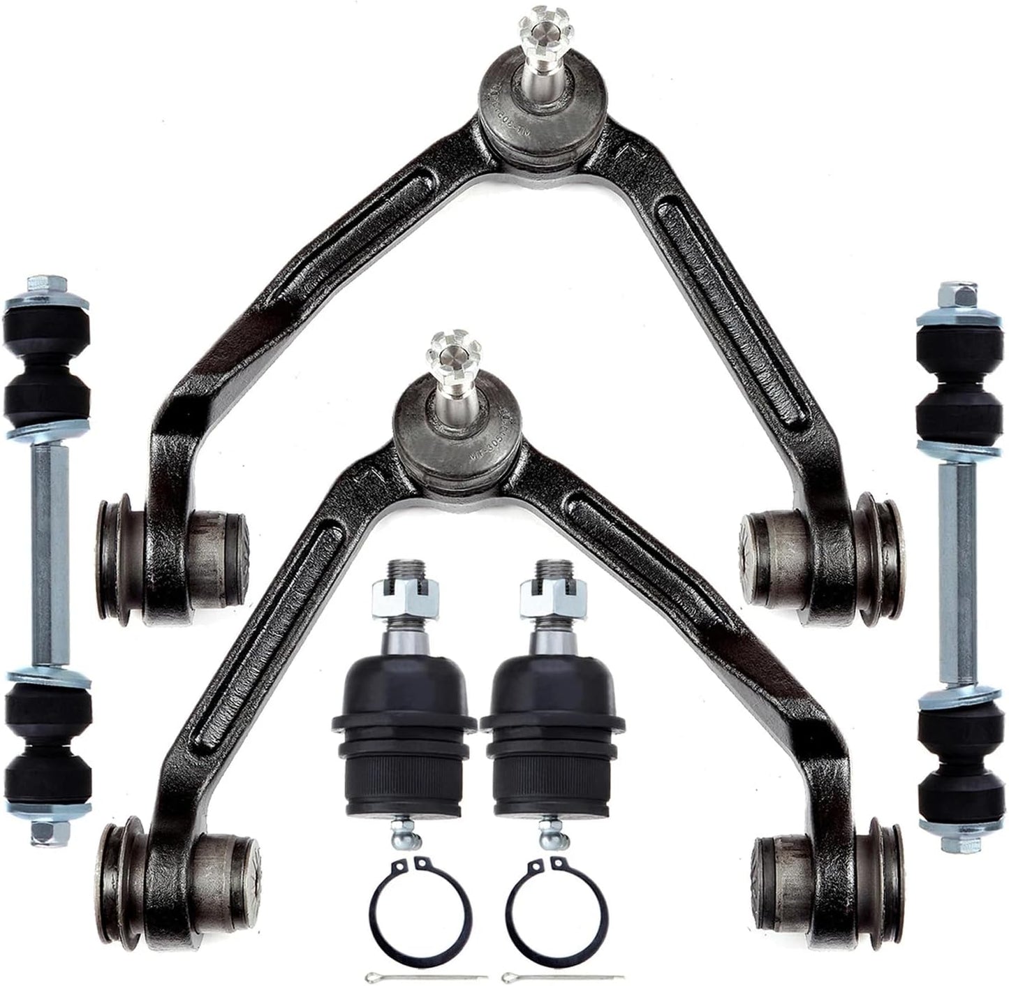 6pc Front Upper Control Arms Ball Joint Sway Bar for Ford F-150