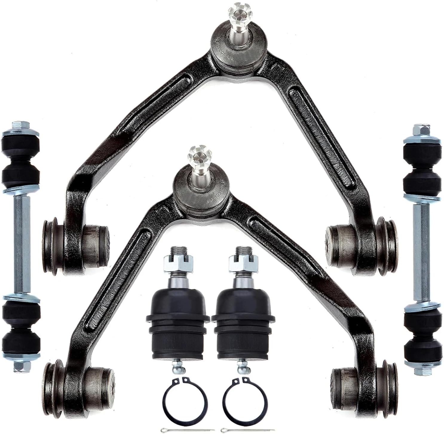 6pc Front Upper Control Arms Ball Joint Sway Bar for Ford F-150