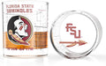 Florida State Seminoles Whiskey Glasses Set of 2 - Campus Map Rocks