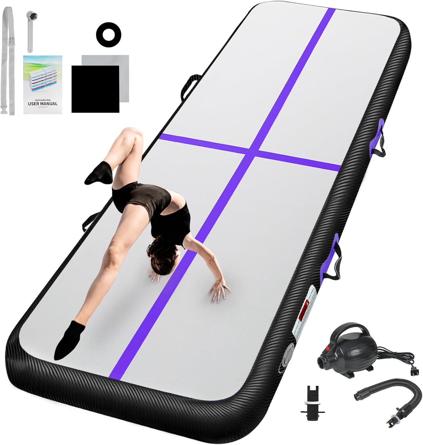 Inflatable Gymnastics Mat for Home Use and Training Needs