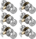 Black Door Knobs Pismo Door Knob with Lock - Privacy Interior Knob