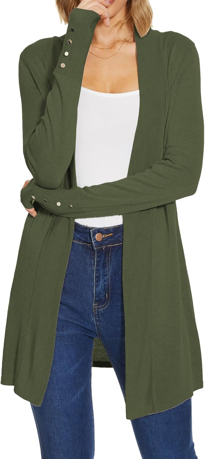 Spicy Sandia Women's Cardigan Sweaters for Casual Spring Wear