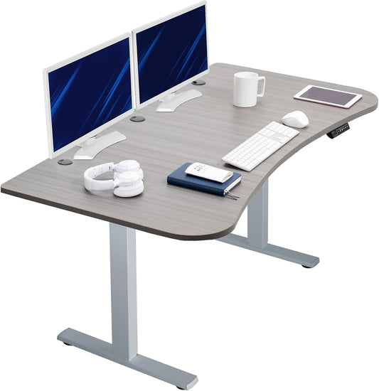 VIVO Electric Standing Desk with Memory Height Adjustment Features