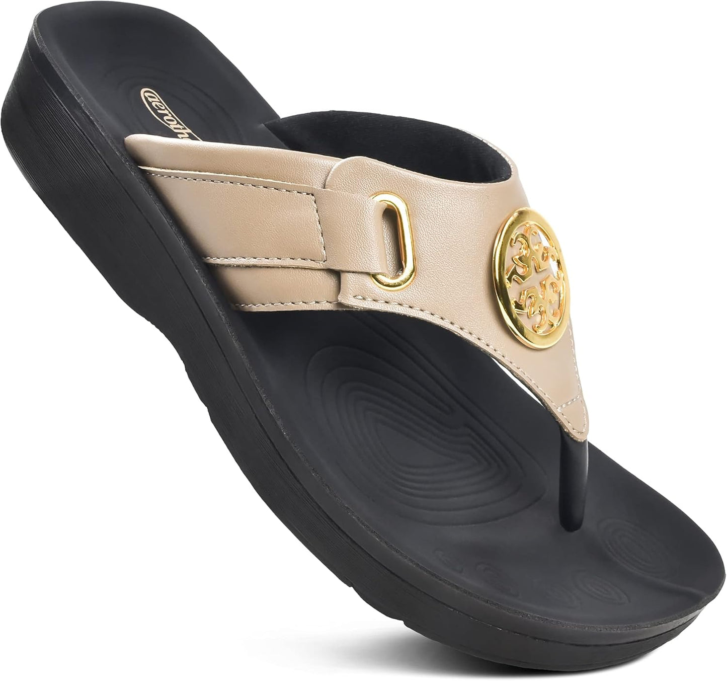AEROTHOTIC Arch Support Flip Flops for Women - Stylish Comfort