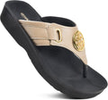 Arch Support Flip Flops for Women - Comfortable Dressy Sandals plantar