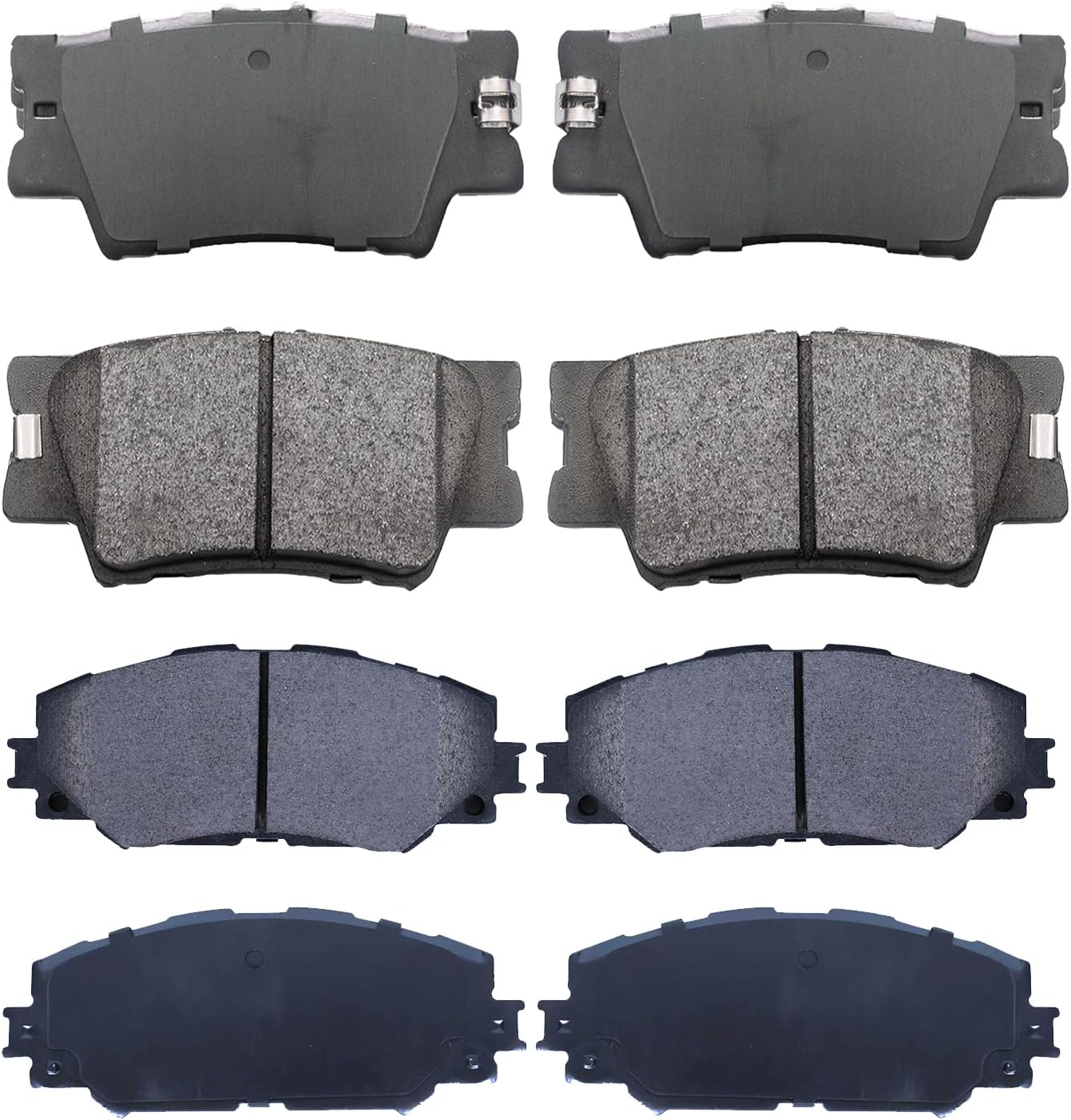 Replacement Ceramic Brake Pads for Pontiac Vibe & Toyota Models