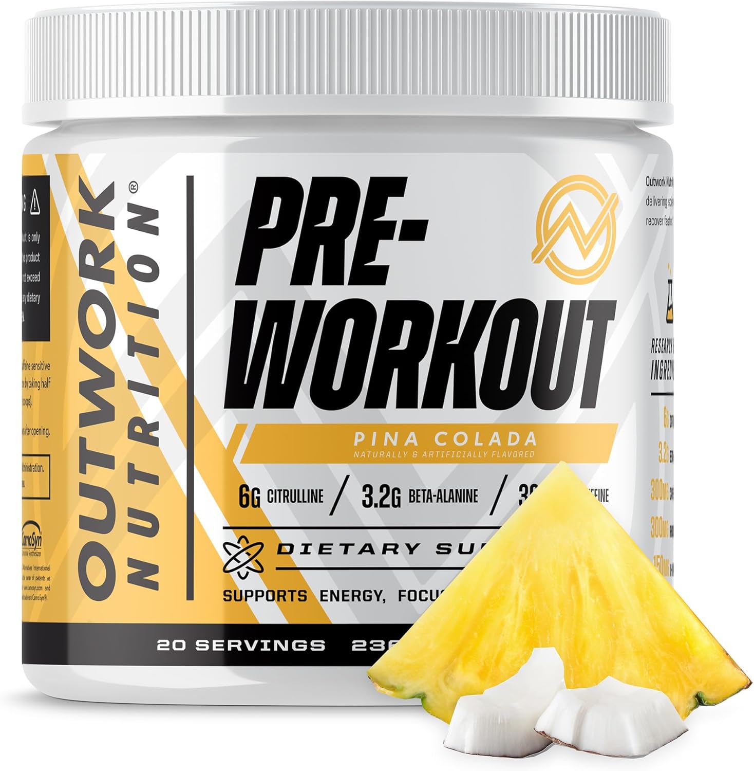 Outwork Nutrition Pre Workout Powder for Enhanced Energy & Focus