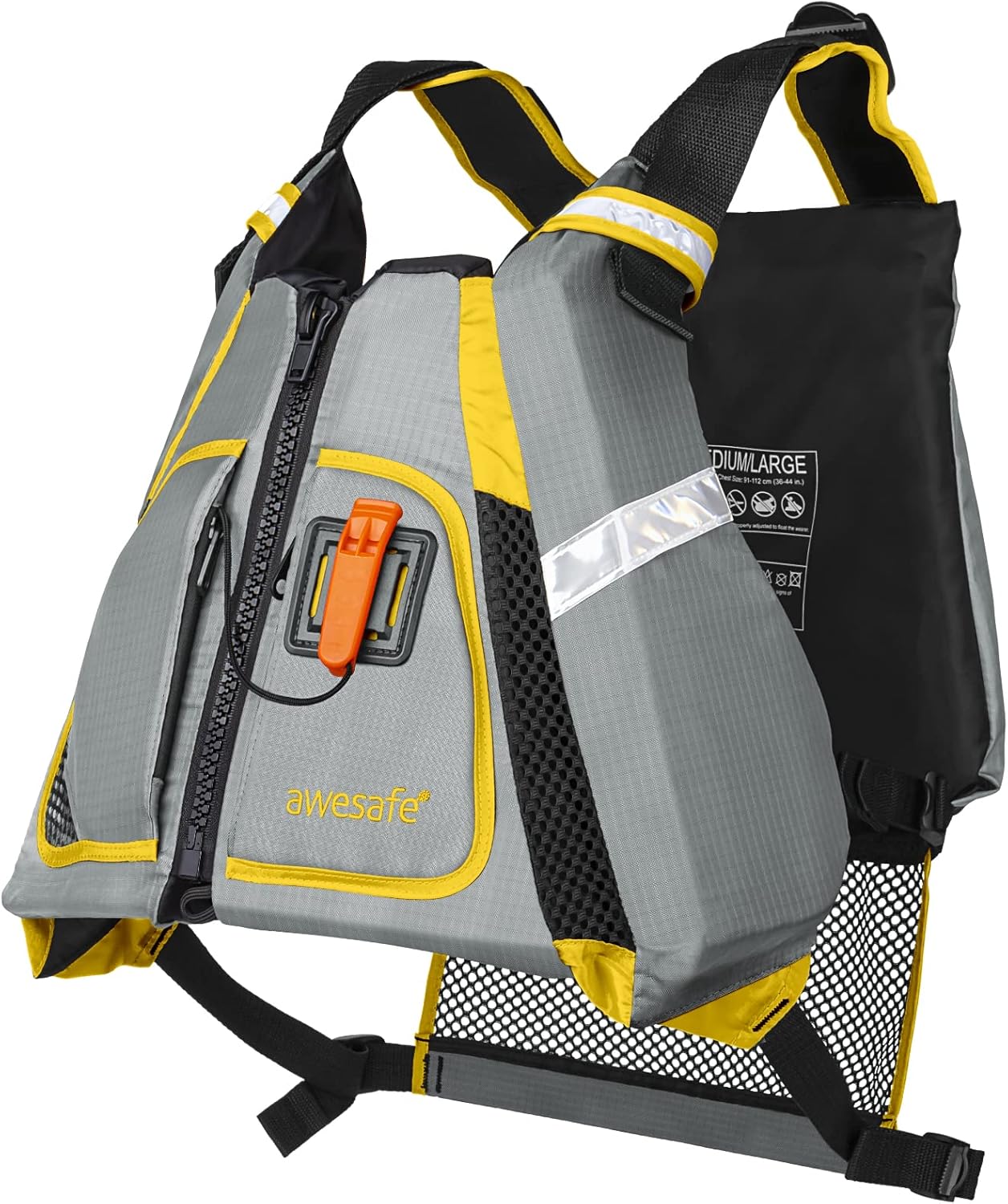 awesafe Adult Watersport Universal Vest for Safety and Comfort
