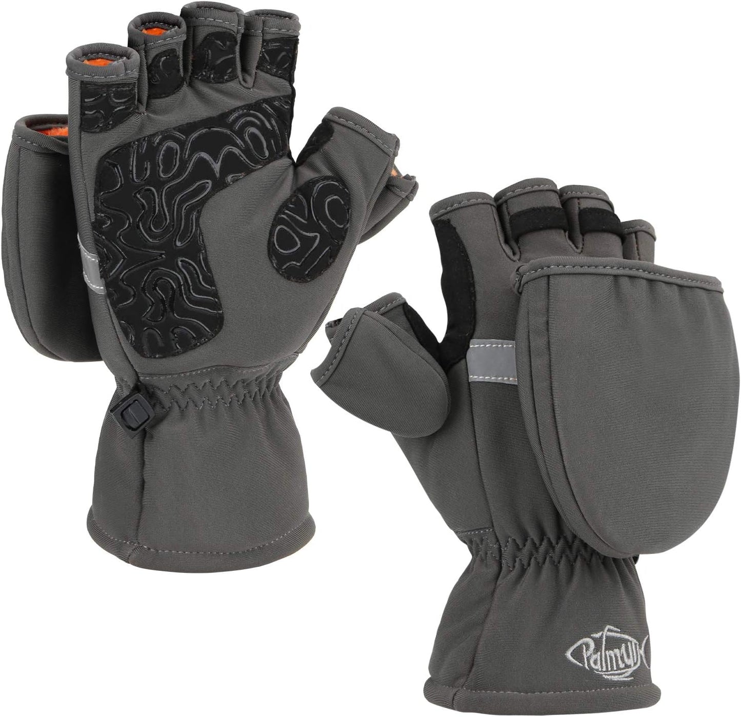 Palmyth Ice Fishing Gloves Convertible Mittens for Cold Weather