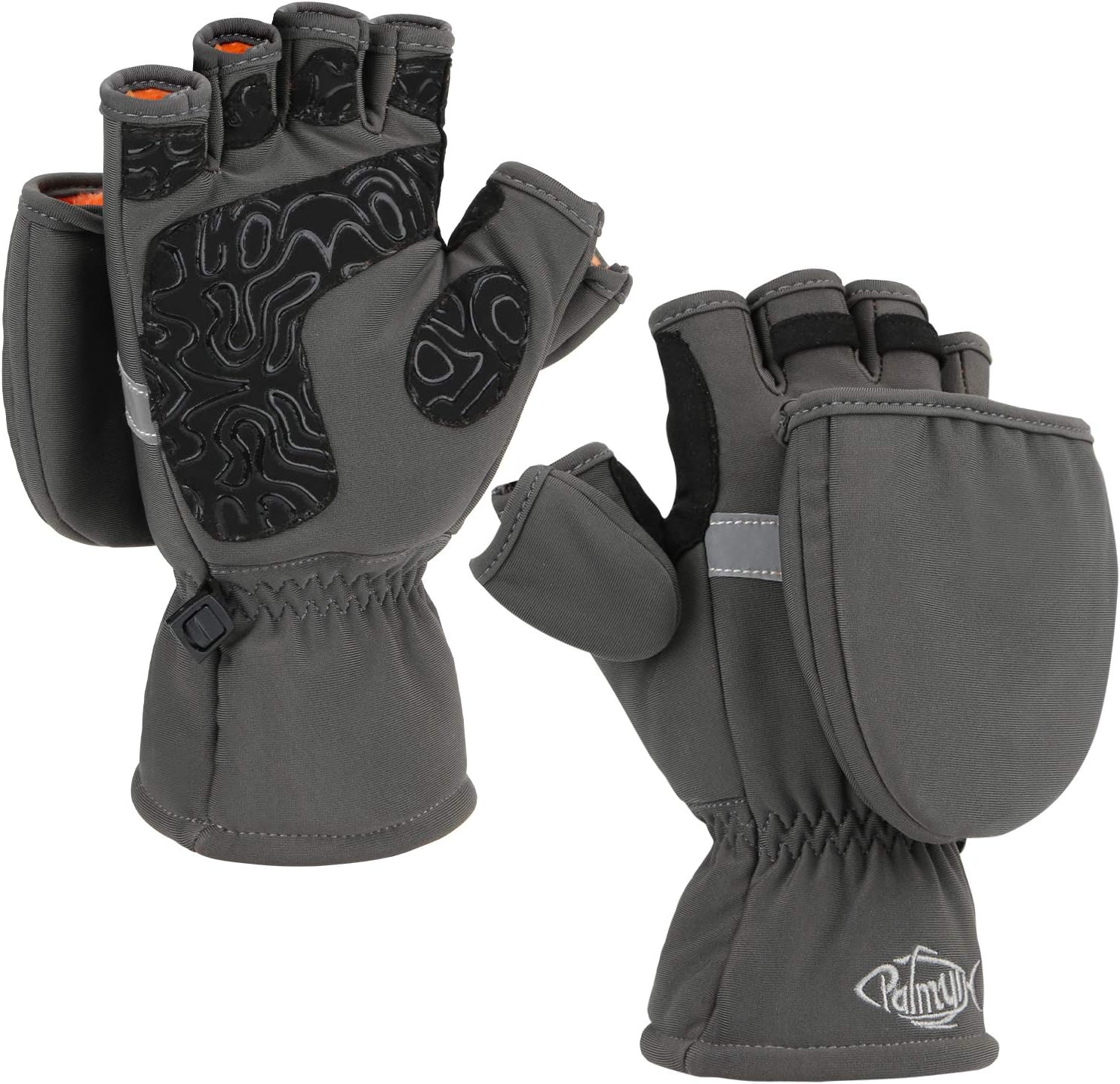 Palmyth Ice Fishing Gloves Convertible Mittens for Cold Weather