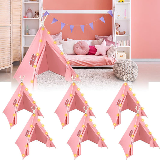 Magical Kids Teepee with String Lights