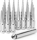 Orion Motor Tech 14mmx1.5 Lug Nuts Chrome 32 Piece - Heavy Duty Fit