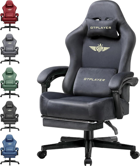 GTPLAYER Gaming Chair with Pocket Spring Cushion for Comfort