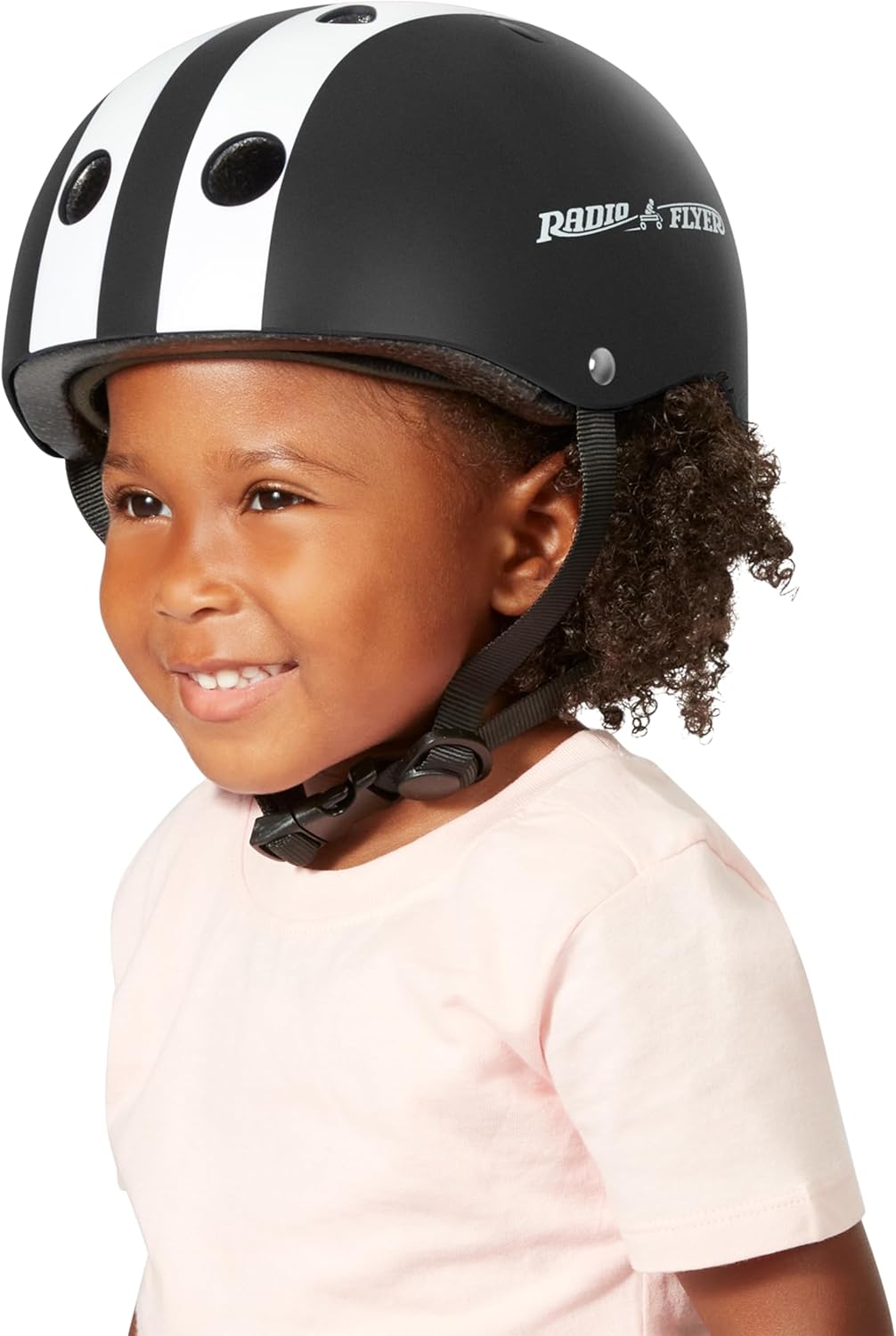 Toddler Bike Helmet for Ages 2-5 Years, Classic Black Design