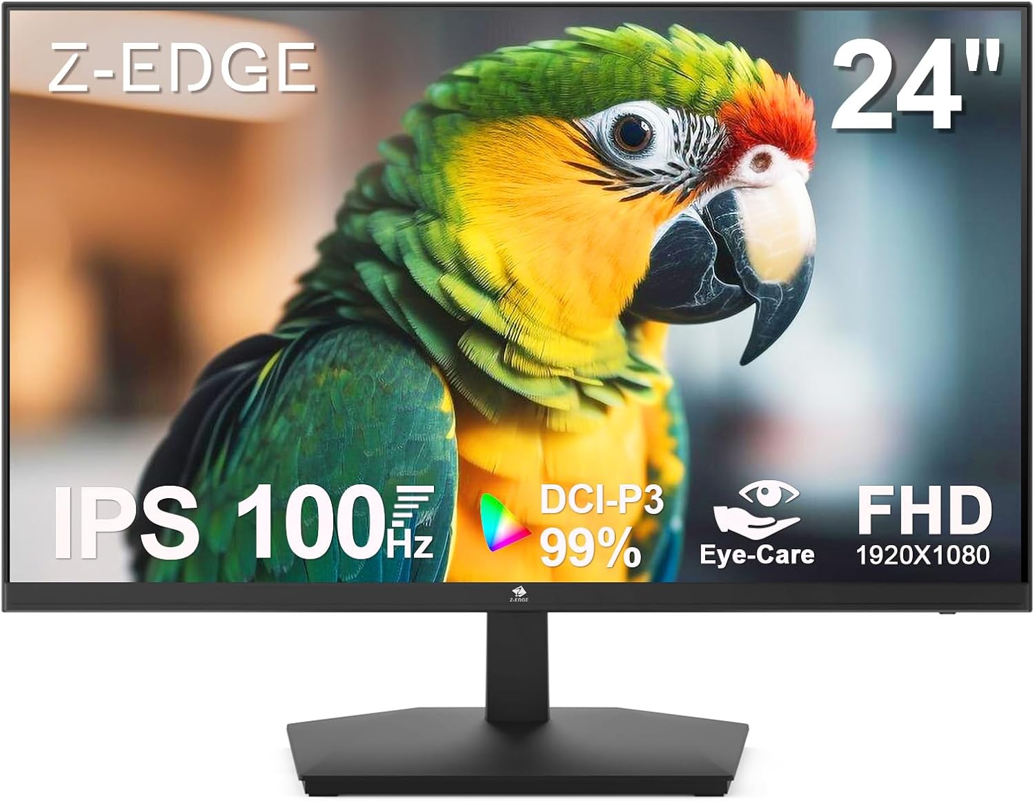 24 Inch Full HD Monitor with 100Hz Refresh Rate for Gaming