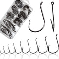 Circle Hooks 150pcs Box - Strong Offset Octopus Hooks for Saltwater