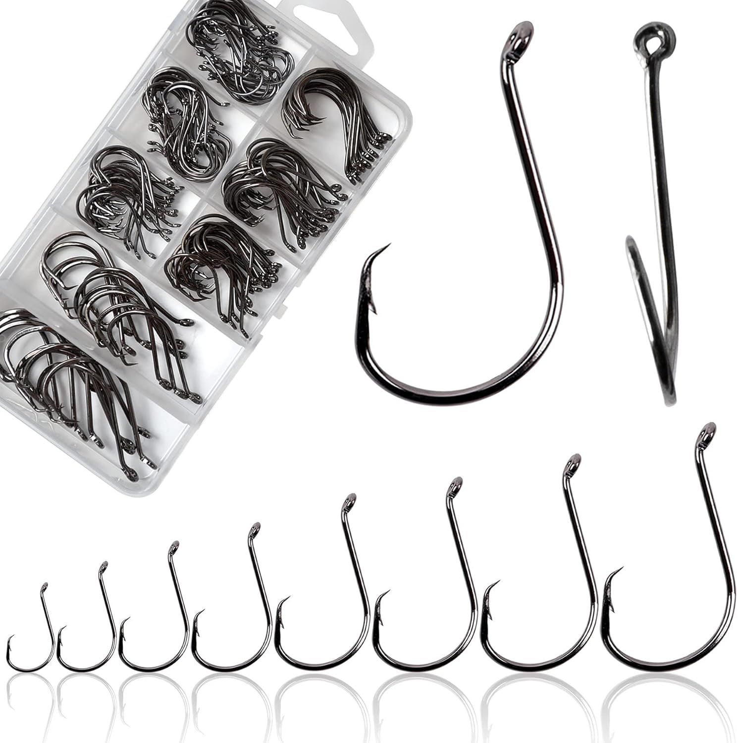 Premium 2X Strong Circle Hooks Set - Vinfutin