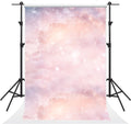 Pink Dreamlike Cloud 5x7ft Photography Backdrop - Starry Glitter