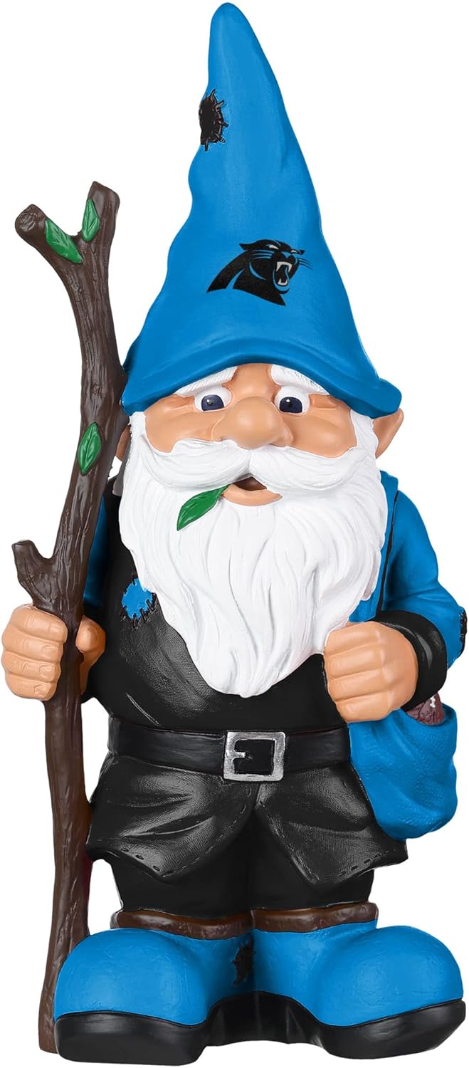FOCO NFL Unisex-Adult Team Logo Holding Stick Garden Gnome