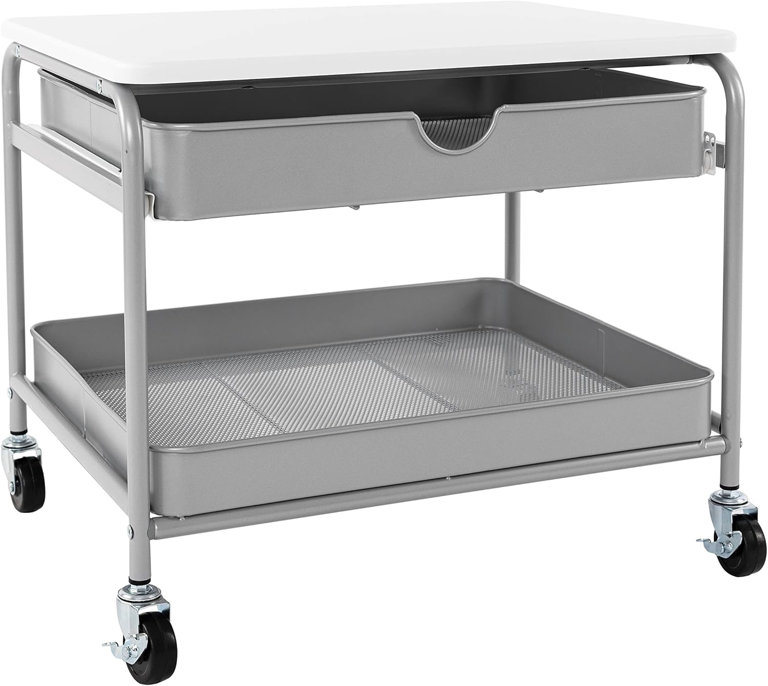Seville Classics Rolling Utility Organizer Storage Cart for Home