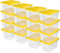 Sterilite 16 Pack Industrial Storage Box 27 Gal - Durable Stackable