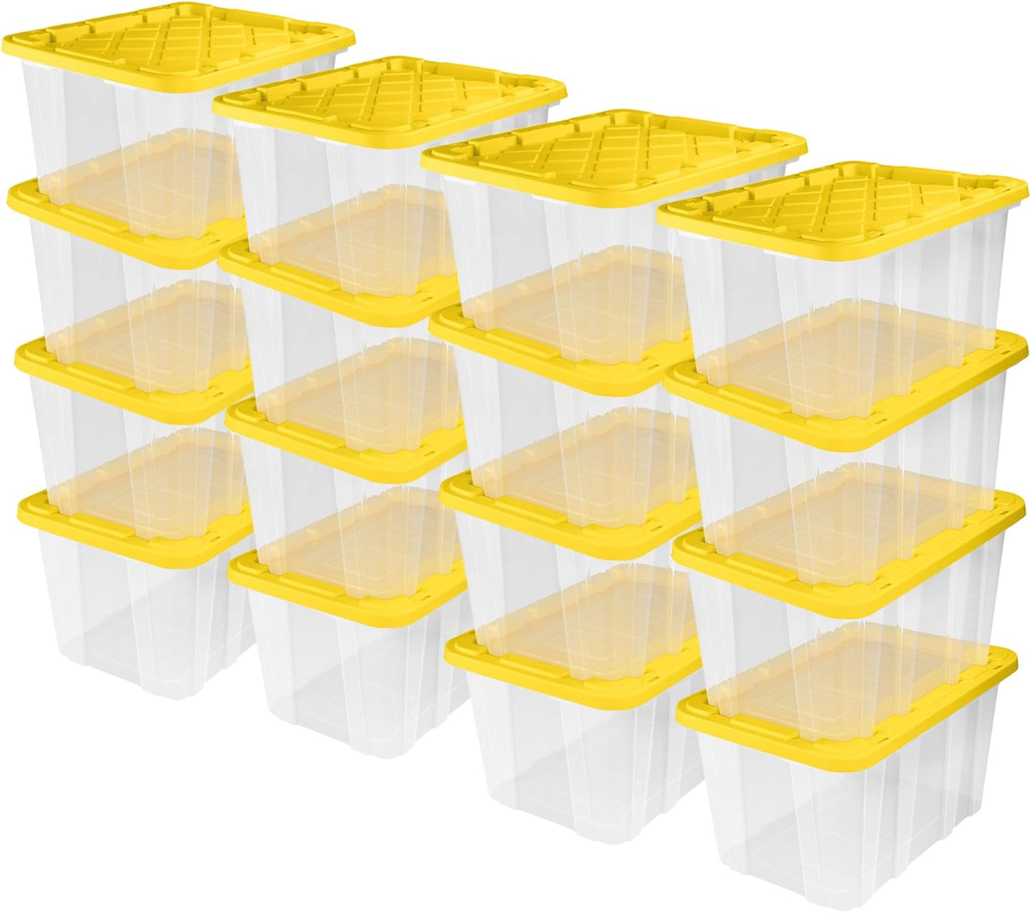 Sterilite 16 Pack Industrial Storage Box with Comfort Handles