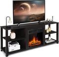 Enhance Your Space: Tangkula 65 TV Stand with Electric Fireplace