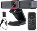 4K Webcam with AI-Powered Framing and 10X Zoom - Clear Conference