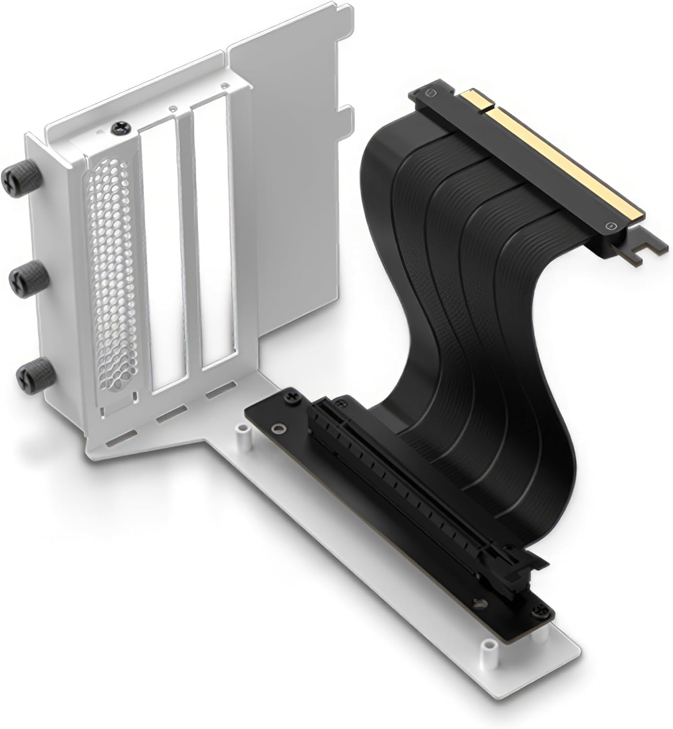 Vertical GPU Holder Kit 1 with PCI Express 5.0 X16 Riser Cable