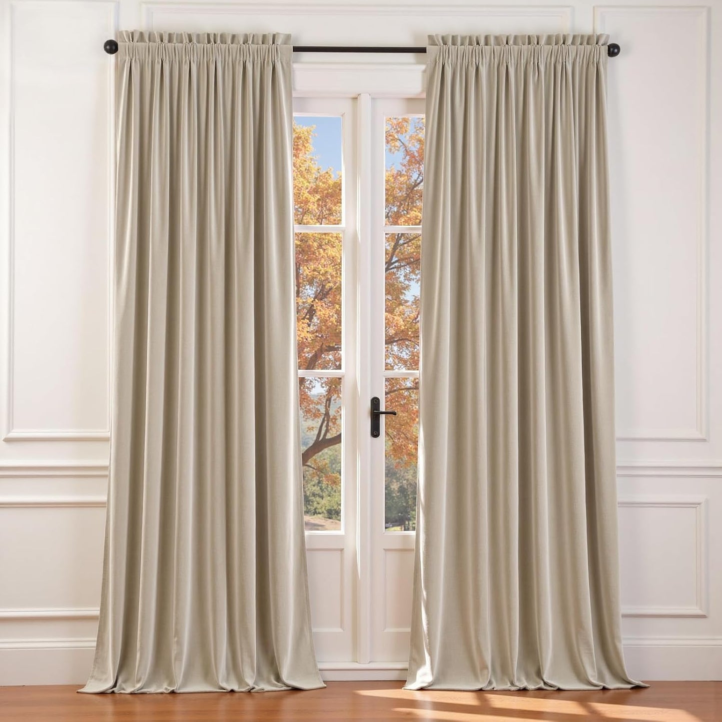 Lazzzy Velvet Curtains for Bedroom Living Room Privacy Decor