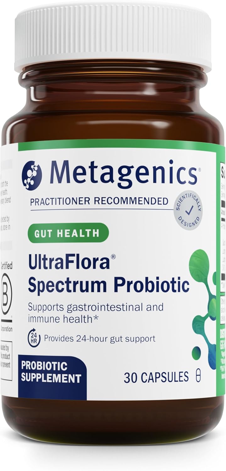 Metagenics UltraFlora Spectrum Probiotic for Gut Health Support
