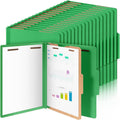 48 Pcs Classification Folders Letter Size - Bulk Expanding File Set