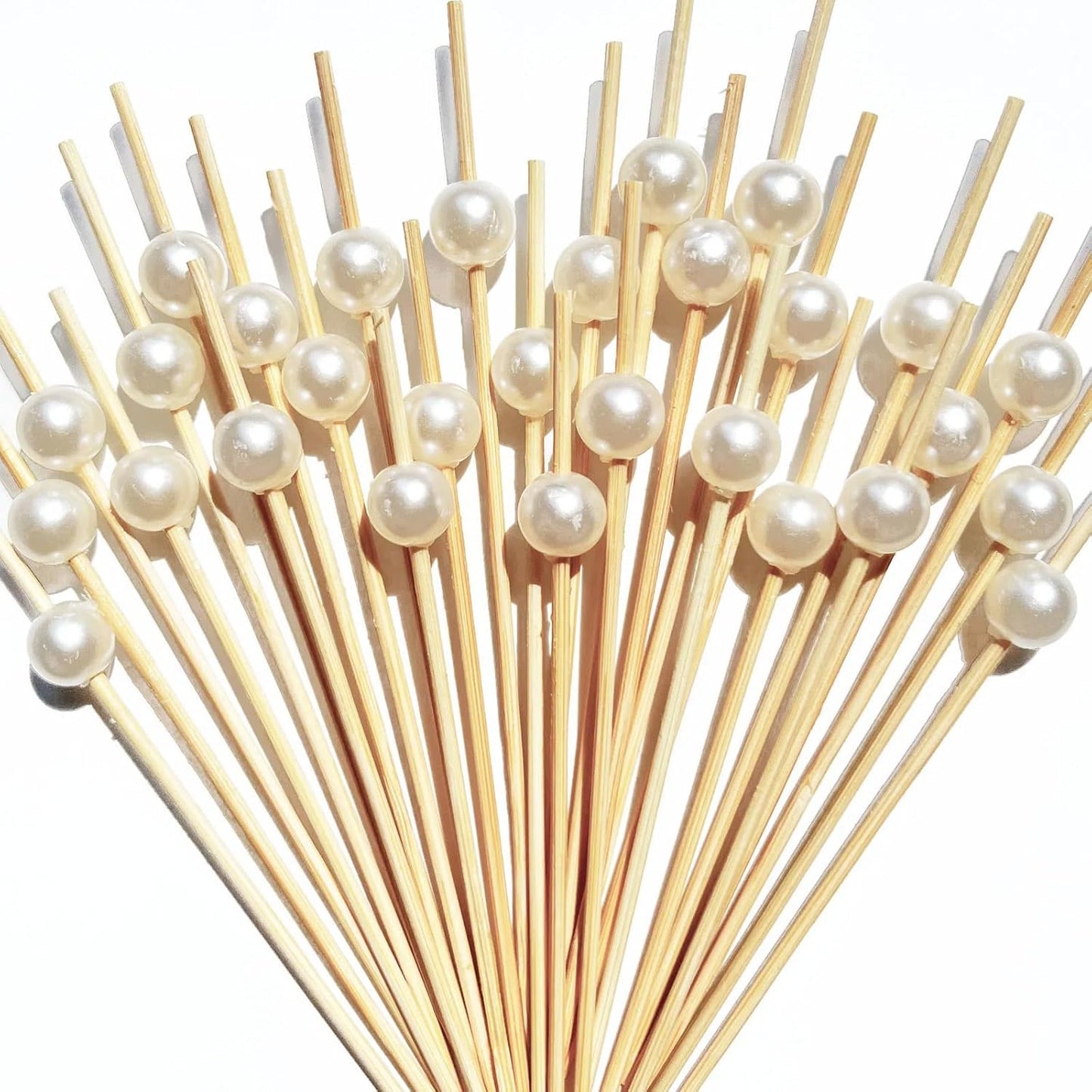 Amovvita Fancy Bamboo Picks - Elegant Charcuterie Accessories