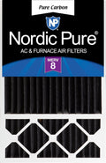 Nordic Pure 16x25x5 Honeywell/Lennox Replacement Odor Reduction Merv 8