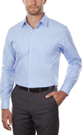 Van Heusen Men's Tall Fit Poplin Dress Shirts for Stylish Wear