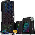 CyberCube Mini PC Bundle Intel Core i5 - Compact Desktop with RGB