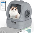 Automatic Cat Litter Box Self Cleaning - Ultra-Quiet Smart Monitor